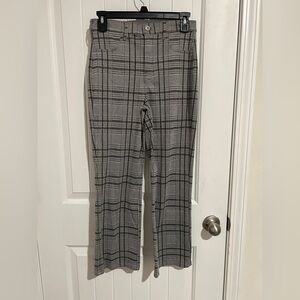 American Eagle Plaid Flare Pants